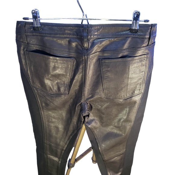 Lucky Brand Black Leather Pants - Picture 5 of 8